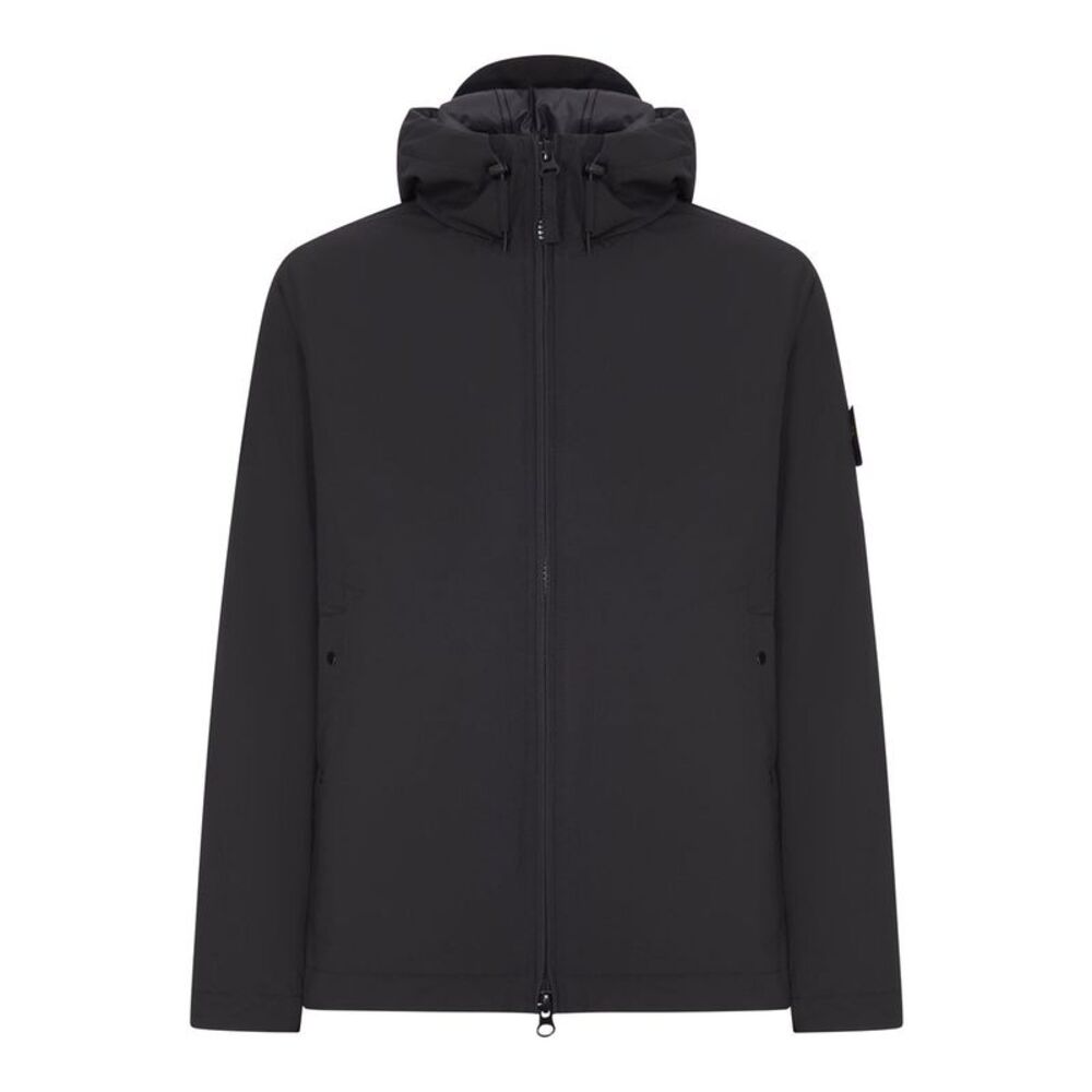 Stone Island Men Technical Jacket With Hood And Zip